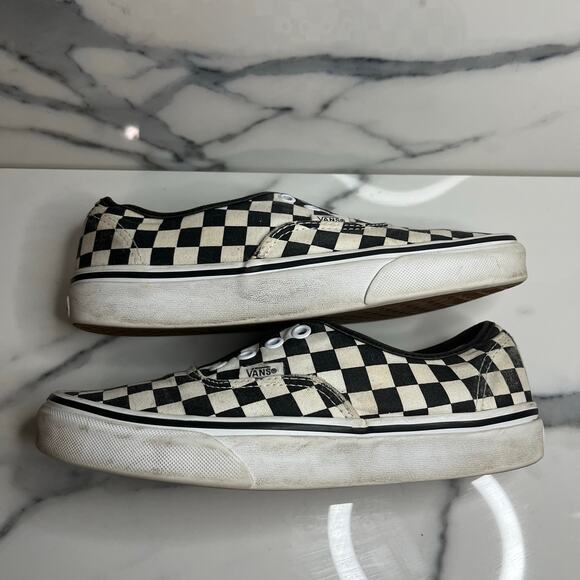 Vans Old Skool | Black White Checkerboard Skateboard Shoes M Sz 6 W Sz 7.5 - Picture 7 of 8